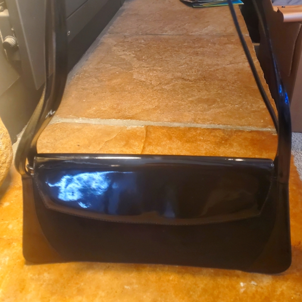 DESIGNER SALE-PRICES Francoise Pinet black leather and suede shoulder bag/clutch